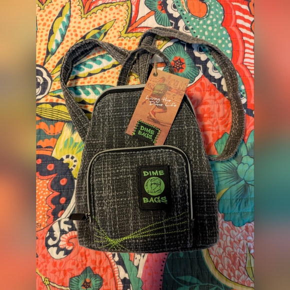 DIME BAGS Club Kid Mini Backpack - Secret Pocket! - Picture 1 of 8